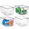 ClearSpace Plastic Storage Bins With lids, 4 Pack – Perfect