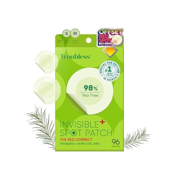 Troubless Invisible Plus Spot Patch The Red Correct - Thin