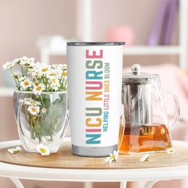 CaringTee Nicu Nurse Gifts, Nicu Nurse Appreciation Gifts, Pediatrician Gift Stainless Steel Insulated Tumbler 20oz, Appreciation Graduation Gift for Nicu Nursing