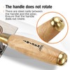 KSEIBI 281350 Narrow Bucket Brick Trowel Wooden Handle Square Tip