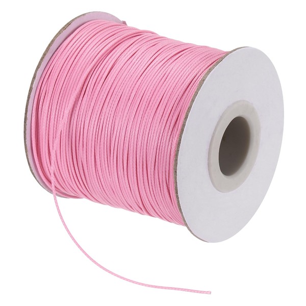 sourcing map Waxed Cord 0.5mm Waxed Polyester Cord 175 Yard