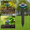 Mole Snake Repellent for Yard Solar Powered Gopher Trap Groundhog