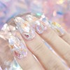 Ice full stone handmade nail tip - Points / 얼음알