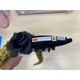 Brishow Light Up Eve Horizon Flower Headband Led Costume Headpiece for Women (Gold)