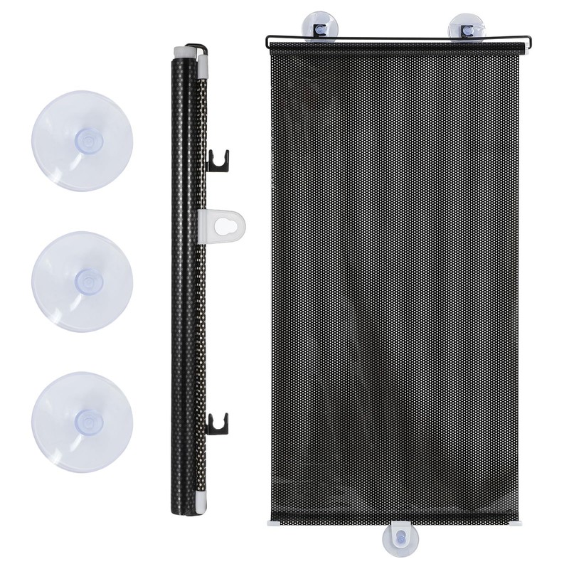 SEWACC Roller Blinds with Suction Cups Sun Blocking Shades for