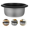 MOLUCKFU Rice Cooker Inner Pot Stainless Steel Non-stick Replacement Cooking