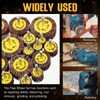 Gisafai 96 Pcs 1/4" Shank 80 Grit Abrasive Flap Wheel