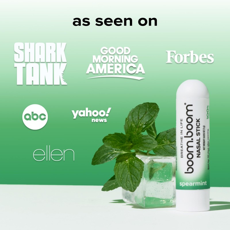 BoomBoom Nasal Stick | Vapor Flow Technology | Cool Refreshing