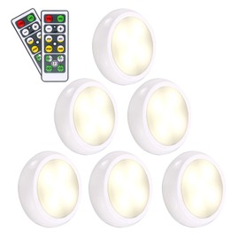 Under Cabinet Lights with 2 Controllers Dimmable Brightness Adjustable Wardrobe Lamp 10Mins 30Mins 60Mins 120Mins 4 Levels Timer