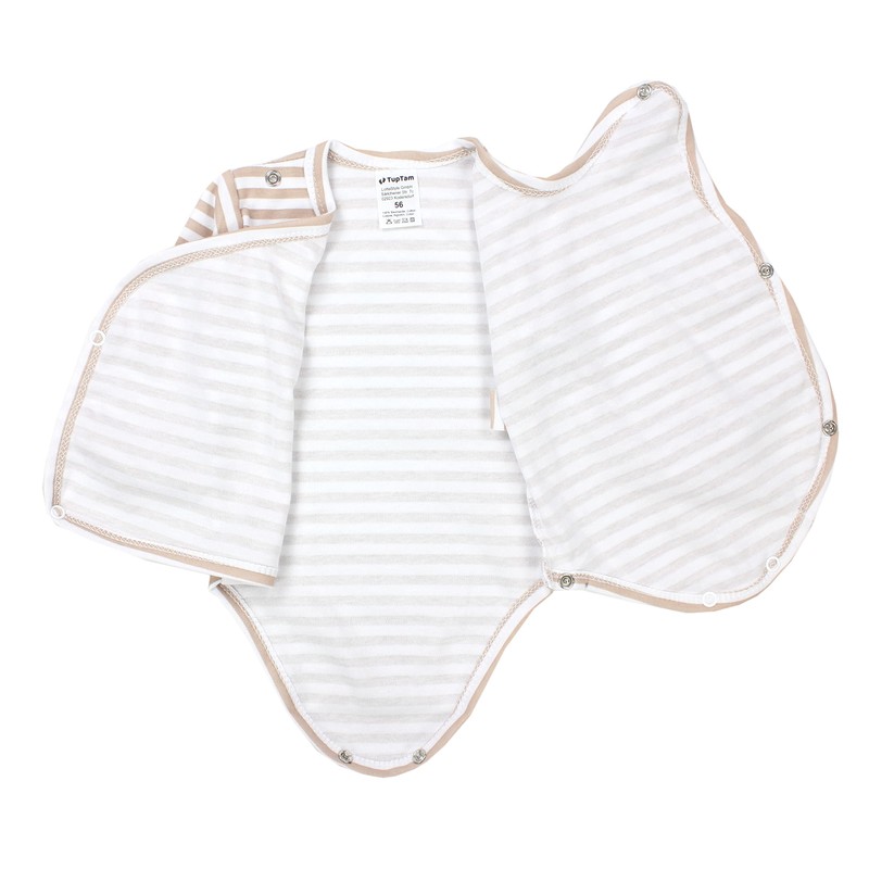 TupTam unisex, long-sleeved, wrap bodysuit, set of 5 - Girls