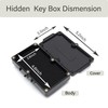 1PK Black Magnetic Key Holder Under Car Vehicle Truck,Hide A