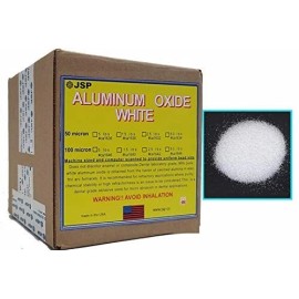 JSP ® 15 LBS ALUMINUM OXIDE 50 micron WHITE Polishing Blasting Media Abrasive Tumbling
