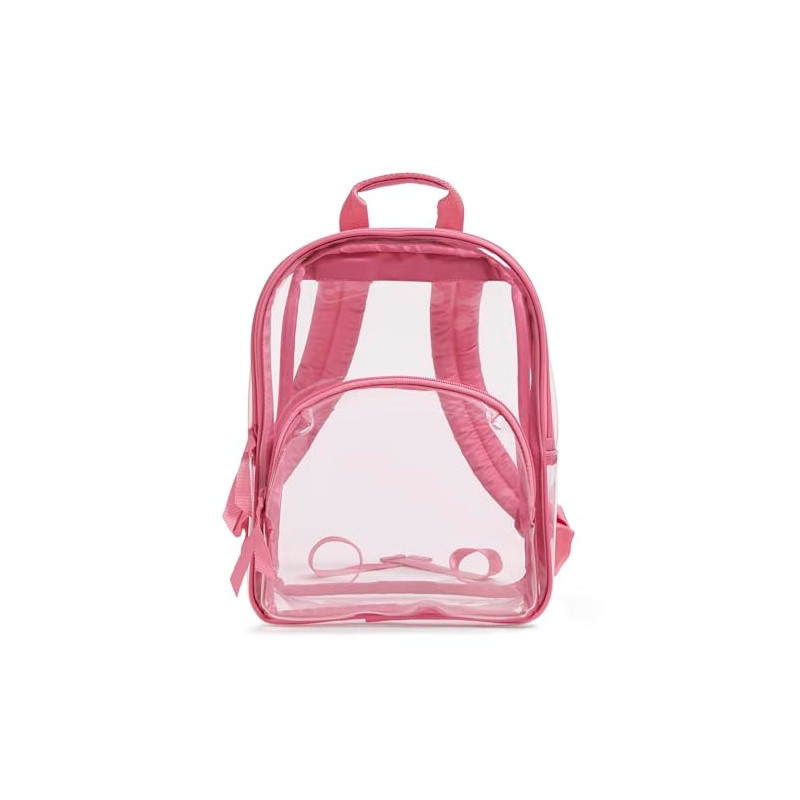 Vera Bradley Clear Small Backpack, Ibis Rose