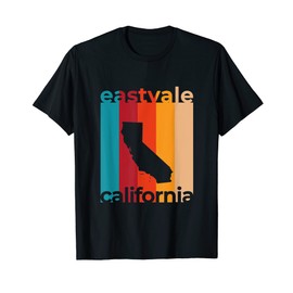 Eastvale CA Souvenirs Retro Kalifornien T-Shirt