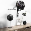 Helmet Holder 180 Degree Rotation Helmet Rack with 2 Hooks
