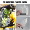 Weesdsio 5-Pack 1L Hiking Collapsible Water Bottles with Mountaineering Buckle