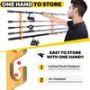 PLUSINNO WH5 Horizontal Fishing Rod/Pole Holders for Garage, Wall or