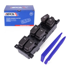 MOCA Front Left Power Window Switch Fit 2008 for Hyundai Sonata Without Bezel & 2009-2010 for Hyundai Sonata