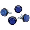 Chris Products License Plate Bolt Reflectors CH40B,Blue