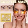 TIRDET 40 Pairs Lip Mask & Eye Mask, 24K Gold