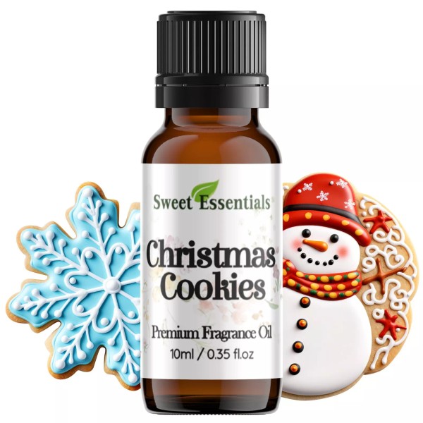 Sweet Essentials Christmas Cookies 10ml Premium Fragrance Oil, Aromatherapy, Diffuser