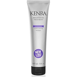 Kenra Brightening Treatment | Eliminates Brassy Tones | Intense Violet Toning | Purple/Violet Masque for Blondes, Grays, Brunettes & All Hair Types