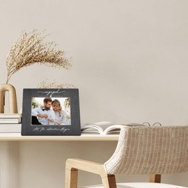 FLDAS Engagement Picture Frame 8x10, Wedding Picture Frame, Engagement Gifts for Couple Newly, Engagement Picture Frames, Wedding Gifts for Him Her, Engaged Let The Adventure Begin Photo Frame 5x7