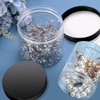 TANEMUDO 48 Pack Plastic Jars with Lids 24 Pack 16