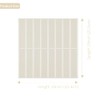 Alwayspon 10 Sheets 3D Peel and Stick PVC Backsplash Tiles,