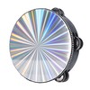 Radiant Tambourine Reflective Clear Crisp Sound Double Row Bell Drum
