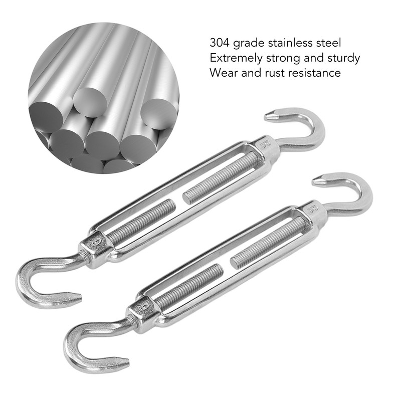 Sun Shade Sail Hardware Kit Sturdy Structure Stainless Steel Sunshades