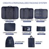 Aysthetics 9 Pcs Packing Cubes for Suitcase with 3 zipper