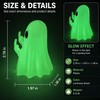Halloween Ghost Statue Decor for Home – Glowing Spooky Resin