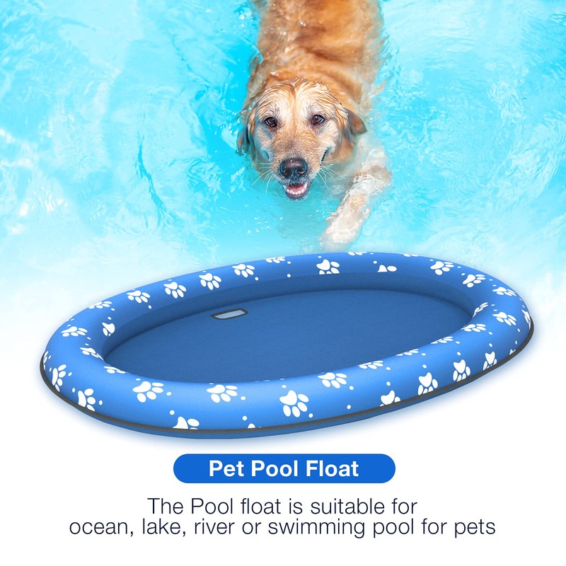 Pet Soft Dog Float Raft - Inflatable Dog Swimming Float