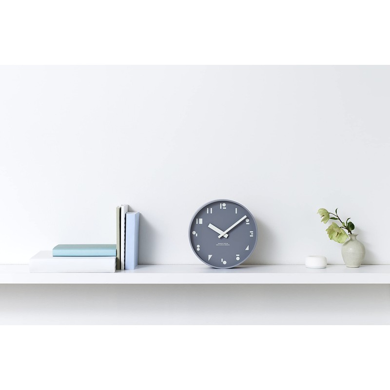 Remnos SYO21-04 GY Lemnos Lemnos Lemnos Wall Clock, Analog Quartz