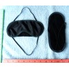 Unbranded Travel Sleep Mask light weight, Black w/charcoal edge binding,