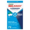 Nicaway 2mg Stop Smoking Mint Lozenge (Pack of 72)