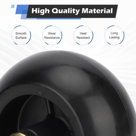 6-Pack Lawn Mower Anti-Scalp Deck Wheel Kit Fit for Bad Boy 022-5234-98 Exmark 103-3168 103-4051 103-7263 and Kubota 68-2730. Fits 5/8” bore wheels Includes hardware for Exmark Toro and more