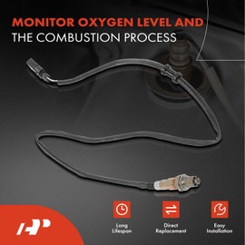 A-Premium O2 Oxygen Sensor Compatible with Volkswagen Cabrio 2000 2001 2002, L4 2.0L, Upstream and Downstream, 2 PCS, Replace# 023906262, 06A906262AL