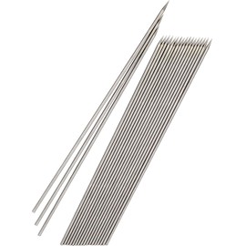 Nagao 725360 Barbecue Fish Skewers, Diameter 0.1 inch (2.5 mm), Length 14.2 inches (36 cm), Set of 20, SUS304, Made in Japan