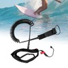 Milageto Comfortable Surfboard Waist Stretch Rope Adjustable Leash with Swivels