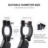 ZFYQ Bicycle Kickstand Aluminium Adjustable Bicycle Backrest Holder with Hexagonal