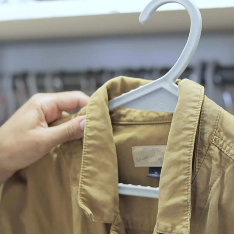 100% Recycled Ocean and Ocean Bound Plastic Sustainable Adult Hanger