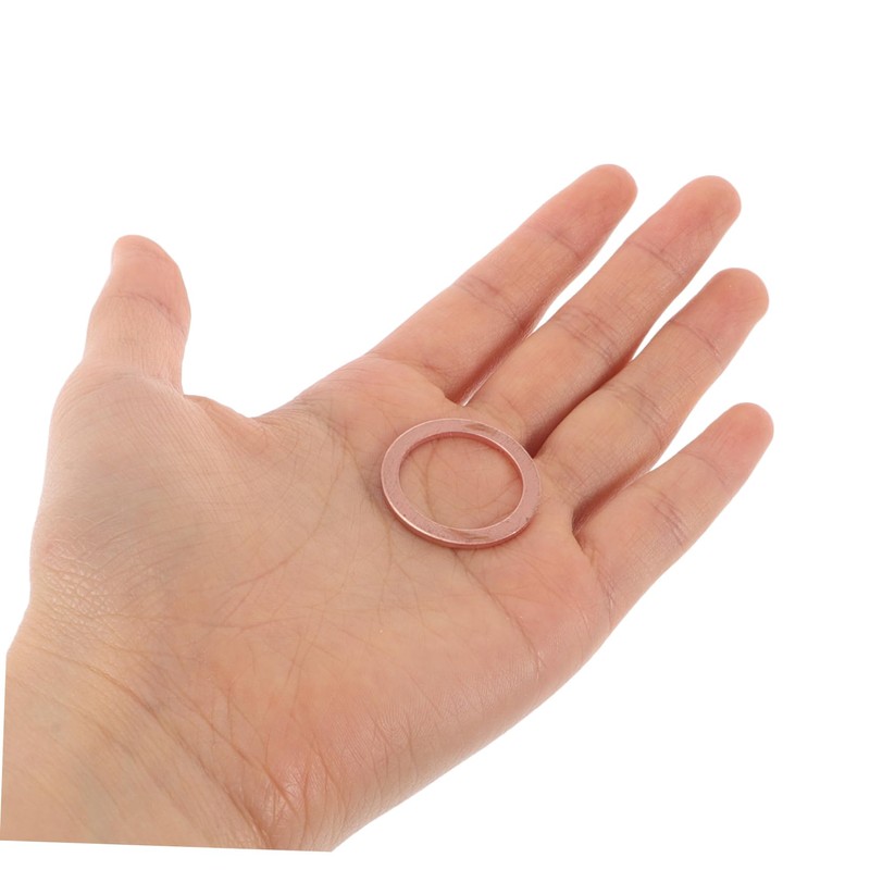 GLEAVI Copper Gasket Kit 150pcs Flat Crush Washers Oil Drain