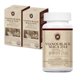 True Formula Vianos Black Maca 2514, 2 units, 120 tablets / 트루포뮬러 비아노스 블랙마카 2514, 2개, 120정