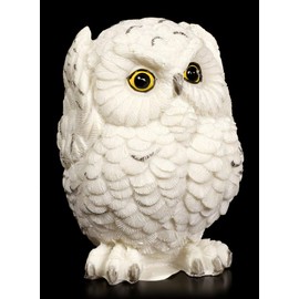 Three Wise Snow Owls Figures | See Nothing Evil, Hear, Say | Funny Decoration