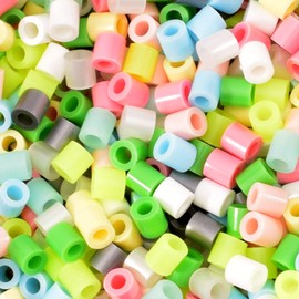 Vaessen Creative 5009-102 Ironing Beads, Pastel, 6000 Pieces, Beads for Crafts with Children, DIY Designing of Jewellery, Decorations, Embellishments and Other Craft Ideas