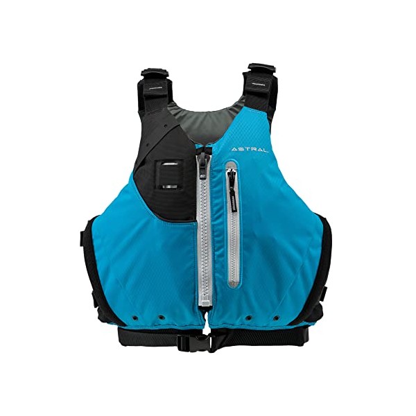 Astral, Ceiba Life Jacket PFD for Whitewater, Touring Kayaking, Canoeing and Sailing, Water Blue, Small-Medium