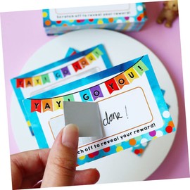 Operitacx Sets Unique Scratch Off Coating Cards DIY Greeting Cards for Festivals Showers Business Events