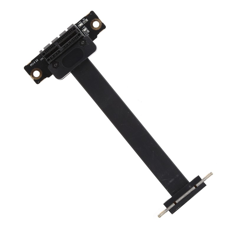 Extension Cable PCIE 1X Dual 90° Network Adapter with LED